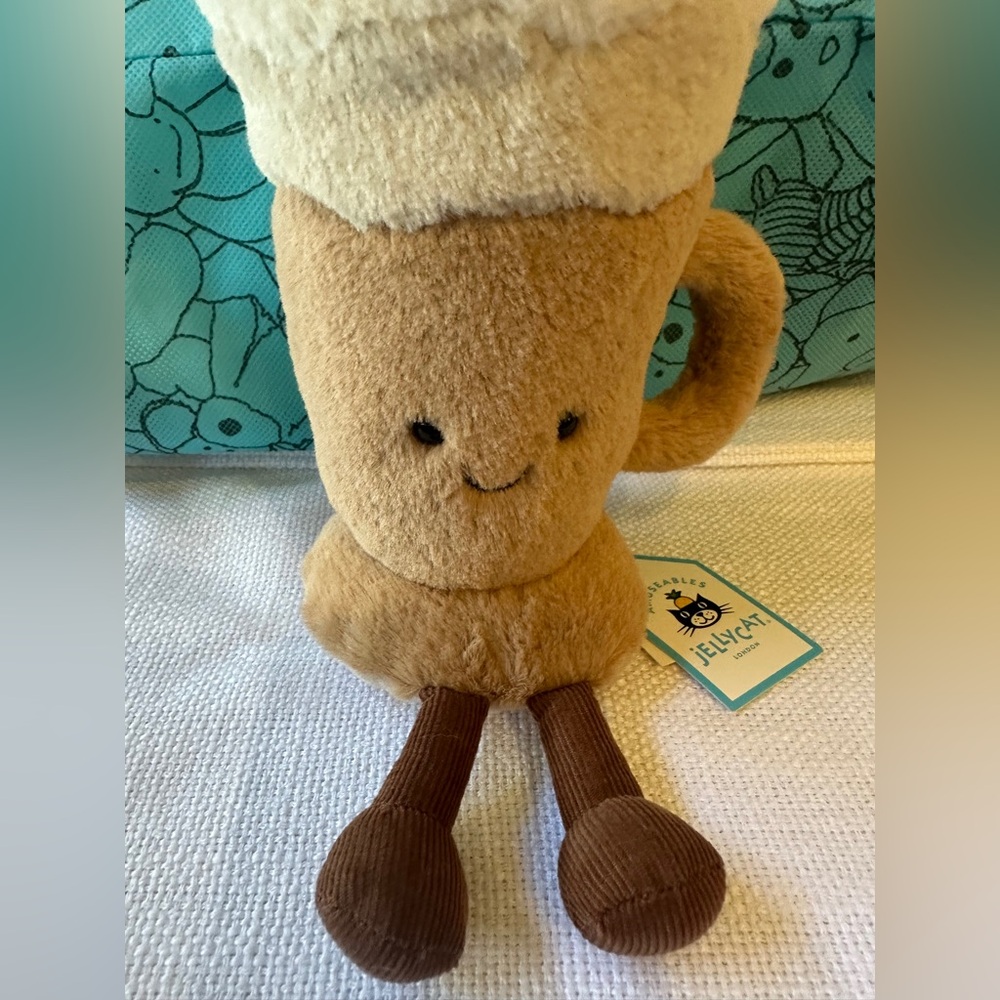 AUTHENTIC Amuseable Jellycat Latte SOLD OUT NWT